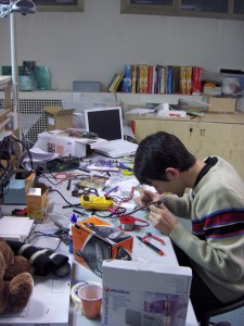 Nicholas Zambetti at his desk