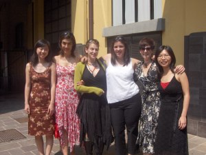 The women graduates.