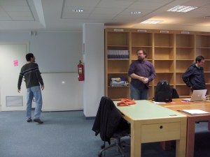 First day in the studio