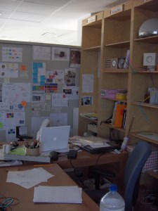 Details of studio space. 